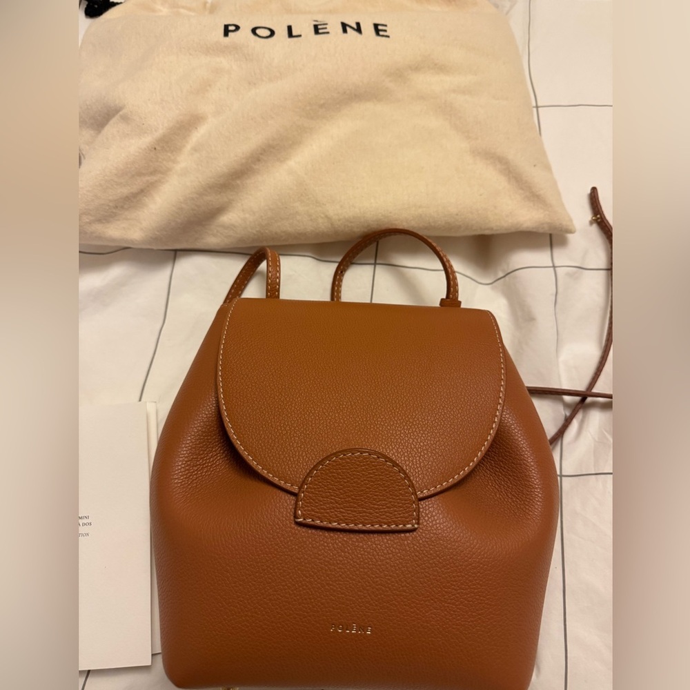 Brown Leather Backpack